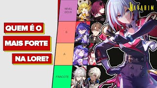 QUEM É O MAIS FORTE de acordo com a LORE? - Tier List | Honkai: Star Rail