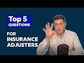 Top 5 Questions To Ask Insurance Adjusters To Maximize Your Personal Injury Settlement.