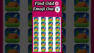 Can You Spot The Odd One Out 🕵️‍♂️ Emoji Puzzle Challenge #4 | Test Your Brain Power 🧩||#shorts