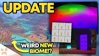 MINECRAFT JUST RELEASED A HUGE NEW COLOR LIGHTING UPDATE + WEIRD BIOME & UI LEAKS!