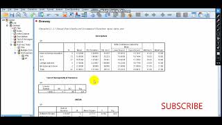 How to calculate and Interpret ANOVA in SPSS  with example (Amharic Tutorial)