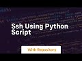 ssh using python script