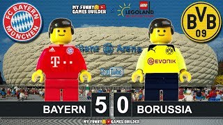 Bayern vs Borussia Dortmund 5-0 thanks LEGOLAND • Bundesliga 2019 All Goals Highlights Lego Football
