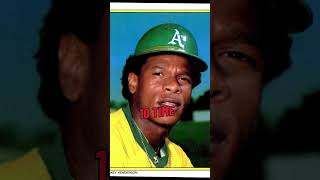 The Man of Steal, Rickey Henderson, has passed away on December 20, 2024 at 65, Rest in Peace Champ!