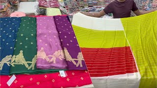 chickpet Bangalore wholesale sarees Boutique sarees partywearsarees single piece courier availa