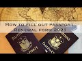 How to fill out passport form 2021| Renewal form| Use your husband surname| MRS: B