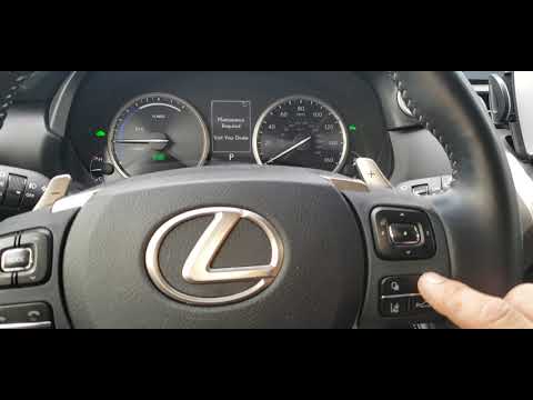 How To Reset A Maintenance Light On A 2019 Lexus Nx 300h - YouTube