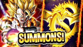 SUPER SHENRON ANIMATION?! 10th Anni Dokkan Summons! Gogeta, SSJ2 Gohan, Frieza/Goku!