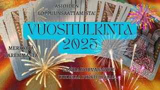 Vuositulkinta 2025 🎆🎇🧨🎉🎊✨️