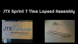JTX FITNESS SPRINT 7 TREADMILL TIME-LAPSED ASSEMBLY