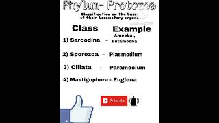 #Classification of Protozoa || # Protozoan Classification