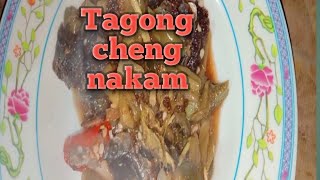 Tagong cheng nakam/ taro, tamarind with dry fish,Garo traditional food.