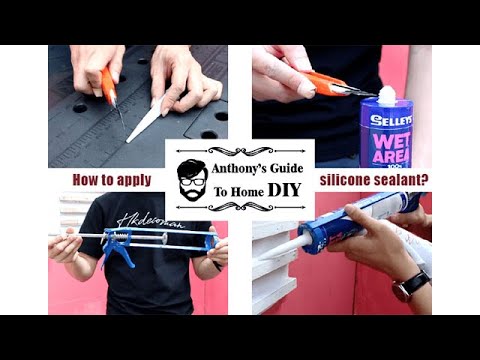 How To Apply Silicone Sealant? | Anthony's Guide To Home DIY - YouTube