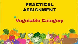 SQL practice exercises with solutions - SQL Practical Assignment Vegetable Category
