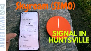 Skyroam (SIMO) Signal Test In Huntsville, Muskoka (Canada)  | Global Portable Wi-Fi Hotspot