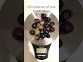 100 calories of raw fresh olives=78g or 14 1 4 olives. shorts short viral