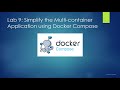 7. Practical Lab: Create a Multi container Application using Docker Compose