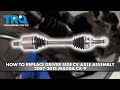 How to Replace Driver's Side CV Axle Assembly 2007-2015 Mazda CX-9