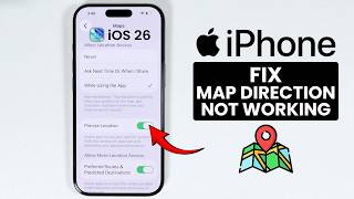 iOS 26 - Apple Maps Directions not Working on iPhone (FIXED)