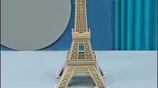 how to put together a EIFFEL TOWER 3D PUZZLE