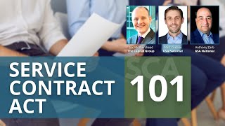 Service Contract Act (SCA) 101 | A GSA National \u0026 The Capital Group Presentation