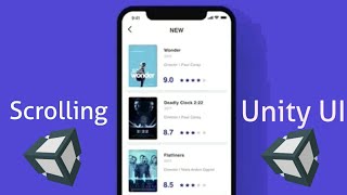 Scrolling In Unity || Scroll Rect #UnityUI