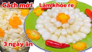 Cách làm Kiệu khỏe nhất không cần phơi nắng