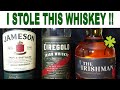 I STOLE THIS WHISKEY !!  Jameson - Eiregold Irish Whiskey - The Irishman Founder's Reserve !!