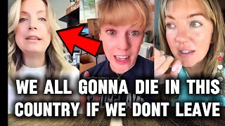 White people are Sending WARNING to each other to leave USA before its too late| leaving in droves.