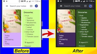 How to enable dark mode in google keep app : The google keep notes dark theme
