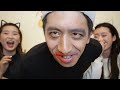 矇眼化妝 化妝挑戰幫男生化妝 blind folded makeup challenge 下集 feat ady rain min s makeup notes 中文字幕