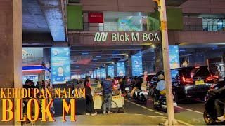 Semalaman Jalan Jalan di BLOK M & Suasana Taman Literasi di malam Hari