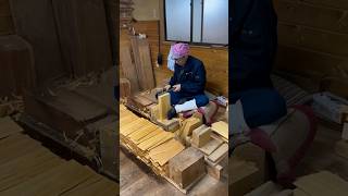 Производство дранки | Видео: @kuriyama_mokkou #designinterior #шпон  #woodworking #woodwork