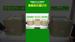 【断熱材の選び方】断熱材は防音機能も考える #shorts