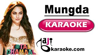 Mungda - Karaoke With Scrolling Lyrics - With Rap - Total Dhamaal - JyoticaTangri-Shaan- Bajikaraoke
