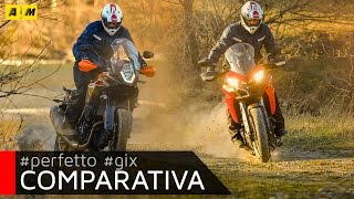 Ducati Multistrada 950 vs KTM 1090 Adventure. TEST MAXIENDURO! [ENGLISH SUB]