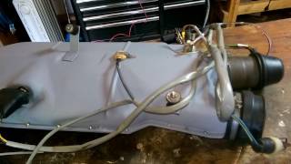 VW Bus BA6 Gas Heater Bench Test (shutdown)