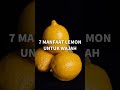 7 Manfaat Lemon Untuk Wajah