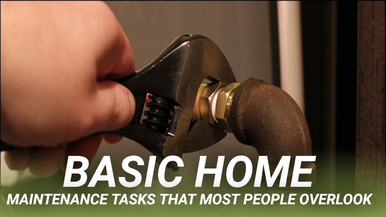 Basic Home Maintenance Tasks That Most People Overlook - YouTube