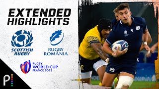 Scotland v. Romania | 2023 RUGBY WORLD CUP EXTENDED HIGHLIGHTS | 9/30/23 | NBC Sports