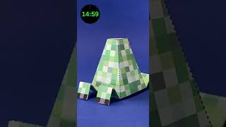 Minecraft Creeper Papercraft Challenge Part 1. SUBSCRIBE to see it all...
