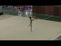 102年度全國韻律體操錦標賽rhythmic gymnastic國中a組柳雅云_球