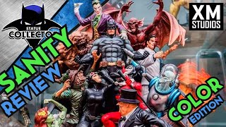 💥FIRST ON YOUTUBE! Batman Sanity [David Finch] COLOR Version Statue Review | XM Studios