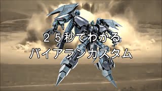 【バトオペ２】２５秒でわかるバイアラン・カスタム