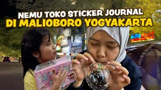 BORONG JANGAN? NEMU TOKO STICKER JOURNAL DI MALIOBORO YOGYAKARTA | STICKER KAWAI - WASHI TAPE -