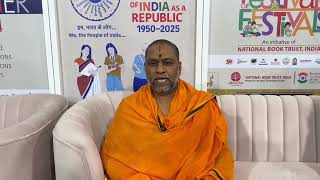 H.H. Sri Swamiji about World Books fair - New Delhi