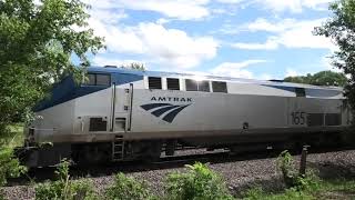 Amtrak 165 East in Wyanet, IL 6/29/21