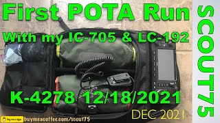 First POTA Run with My ICOM IC-705 \u0026 LC-192