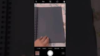 Brustro black a4 size sketch book unboxing and reaction 🤩🤩 #ytool #shortstiktok  #shortvideos #viral