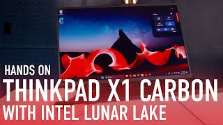 First Look: Lenovo's ThinkPad X1 Carbon Gen 13 Adds 'Lunar Lake' \u0026 Lightens Up